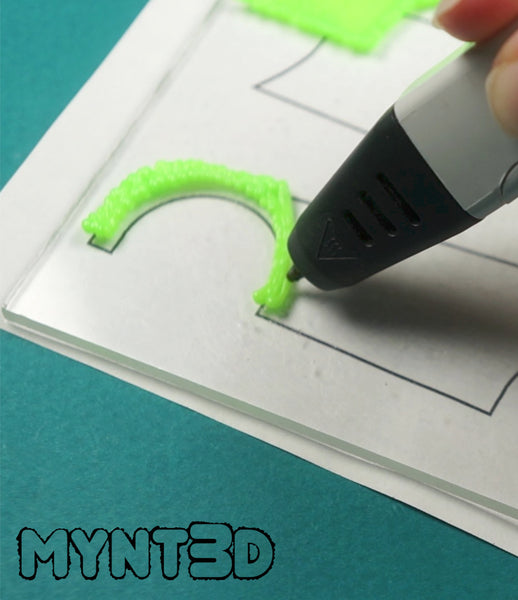 3D printing pen car template stencil from MYNT3D - customize your design