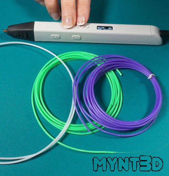 Supplies for back to school projects with the MYNT3D printing pen | Make 5 different corner bookmark designs with the free template stencils, instantly download now