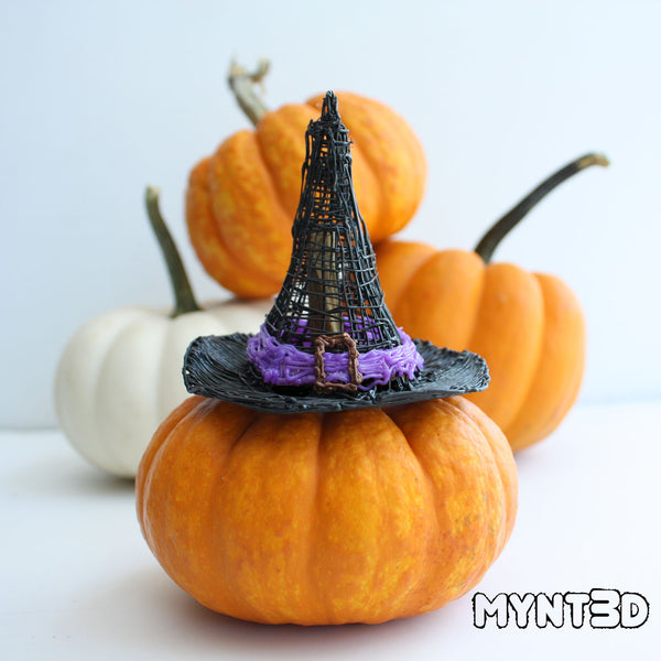 Decorate for Halloween with 5 DIY craft project ideas such as a witch hat, spider, grave yard, vampire bat and more.