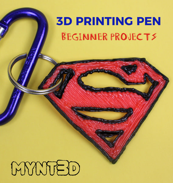 3d printing pen beginner projects with free template stencil and techniques for getting started with a 3D pen | Kids crafts for boys