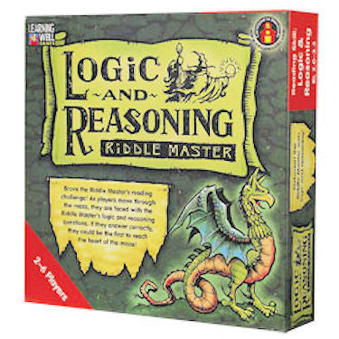 Logic and Reasoning Riddle Master Game, Red Level - EducationalLearningGames.com