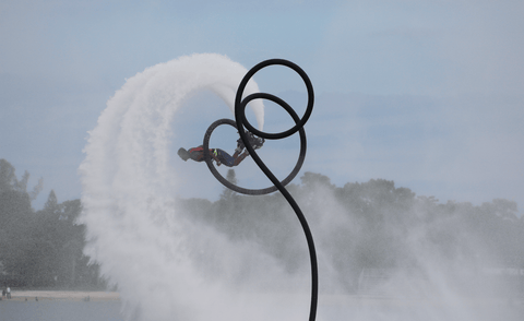 Flyboard backflip