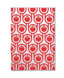 Hokolo red tomato tea towel