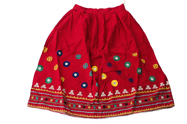 hand embroidered skirt