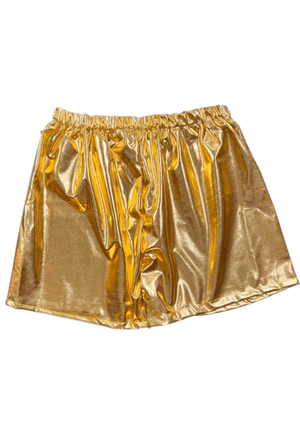 Metallic Gold Lyra Shorts