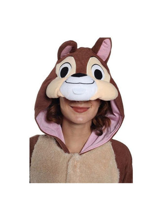 Deluxe Dark Brown Cute Chipmunk Onesie