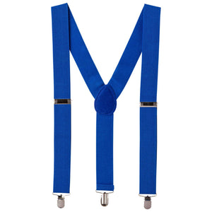 Royal Blue Suspenders