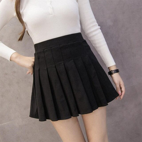 Classic Black Tennis Skirt