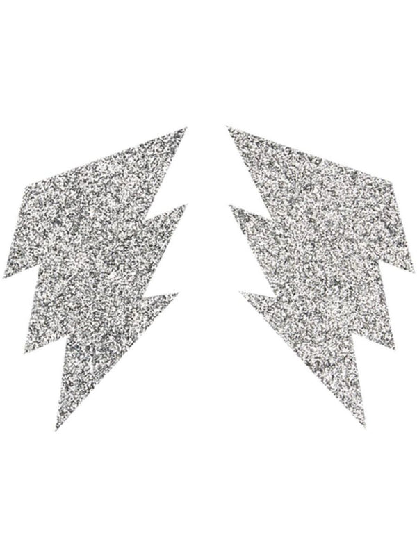 Glitter Lightning Bolt Nipple Pasties