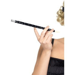 Black Sequinned Cigarette Holder