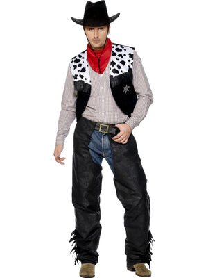 Cowboy Faux Leather Costume Set