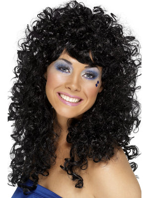 70's/80's Black Boogie Babe Wig