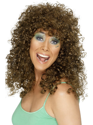 70's/80's Brown Boogie Babe Wig