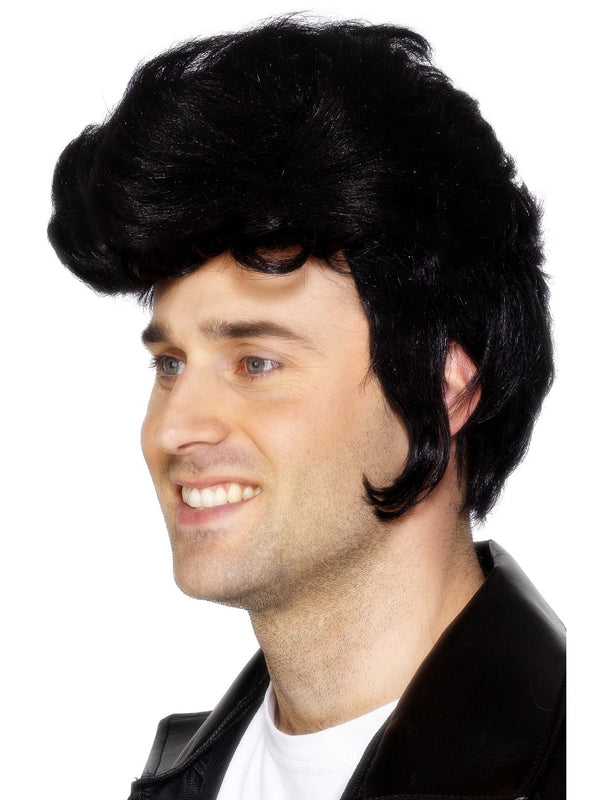 50's Black Rockstar Wig