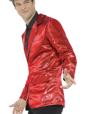 Men's Sequin Red Jacket