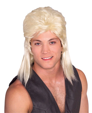 Classic Blonde Mullet Wig