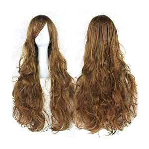 Brown Long Curly Cosplay Wig