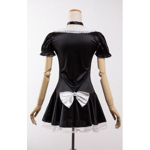 French Maid With Big Bow Costume