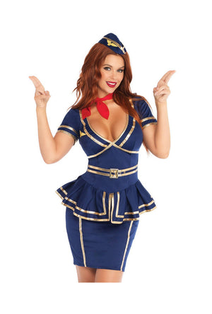 Retro Flight Attendant Costume