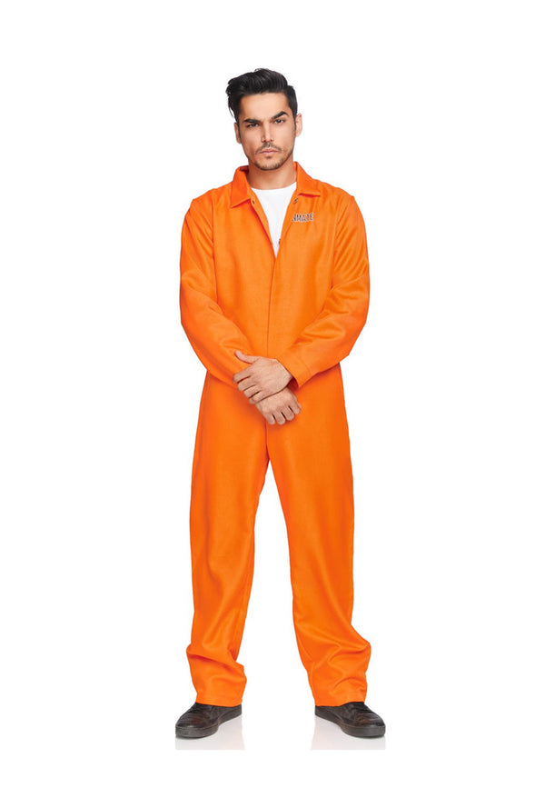 Men's Orange Prisoner Costume