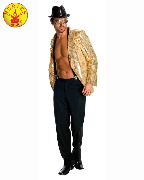 Men's Gold Sequined Jacket