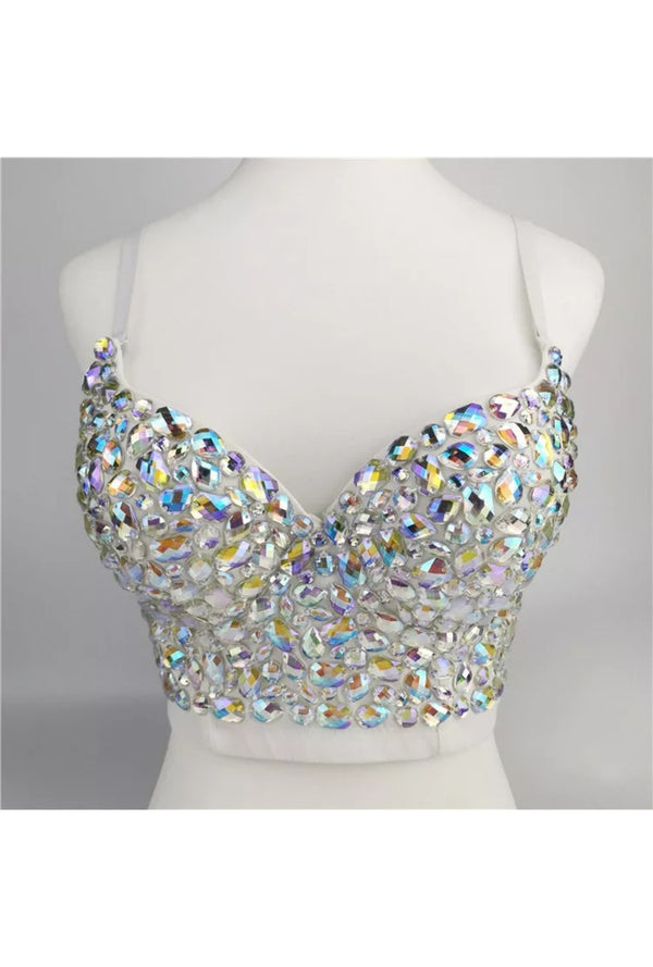 Iridescent Jewelled Bralette