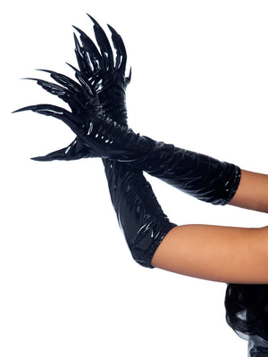 Black Vinyl Claw Gloves