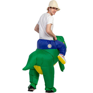 Inflatable Ride On Dinosaur Costume