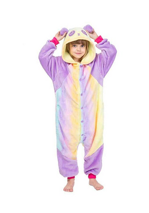 Kid's Rainbow Panda Onesie