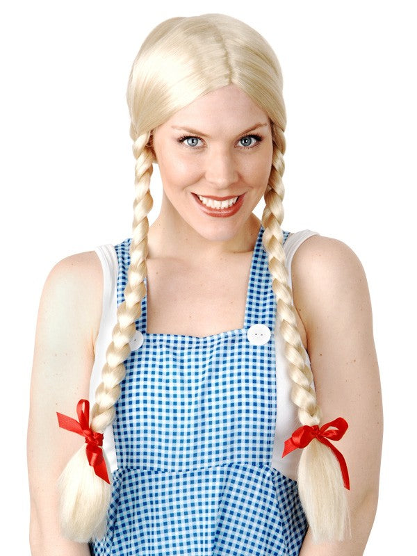 Long Blonde Plaits Wig