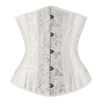 Antique White Jacquard Underbust Corset