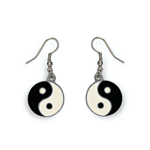 Yin and Yang Dangle Earrings