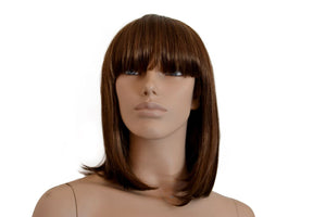 Deluxe Brown Bob Wig