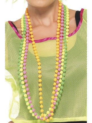 80's Fluoro Bead Necklace