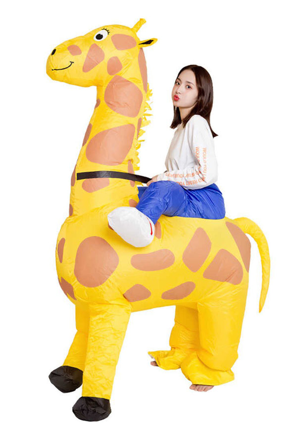 Inflatable Carry Me Giraffe Costume