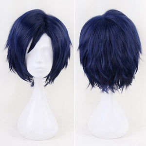 My Hero Academia Tenya Iida Short Blue Cosplay Wig