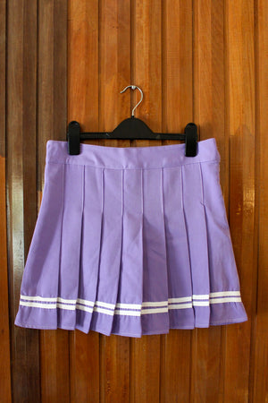 Lavender Tennis Pleat Skirt
