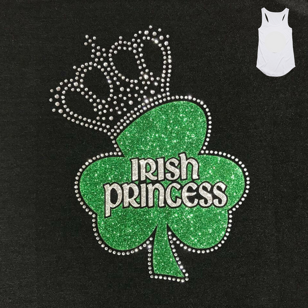 Irish Princess Black Singlet