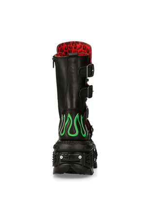 PRE-ORDER M-TANK015-C4 Neon Green Combat Boots