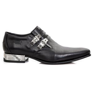 IN STOCK M.2246-S5 New Rock Men's Black Dress Shoes