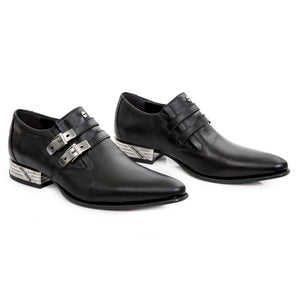 IN STOCK M.2246-S5 New Rock Men's Black Dress Shoes