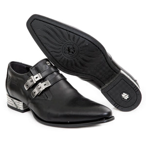 IN STOCK M.2246-S5 New Rock Men's Black Dress Shoes