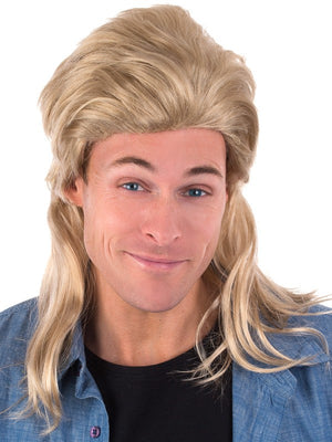 Blonde 80's Mullet Wig