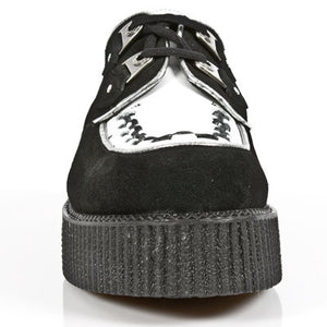 IN STOCK M.2415-R20 New Rock Black & White Creepers