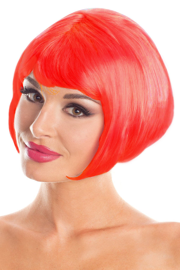 Red Bob Party Wig