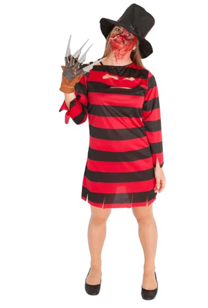 Nightmare Lady Freddy Krueger Costume