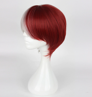 My Hero Academia Deluxe Shoto Todoroki Red and White Wig