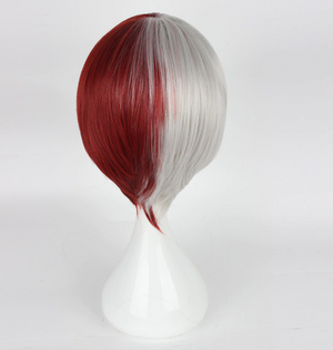 My Hero Academia Deluxe Shoto Todoroki Red and White Wig