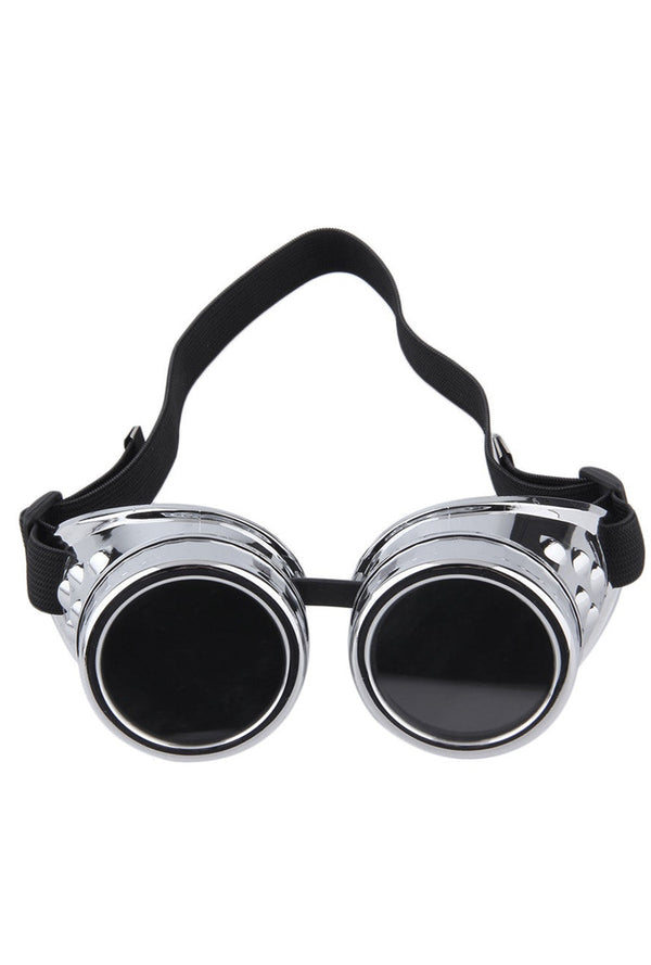 Silver Steampunk Goggles