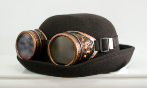 Black Steampunk Goggles